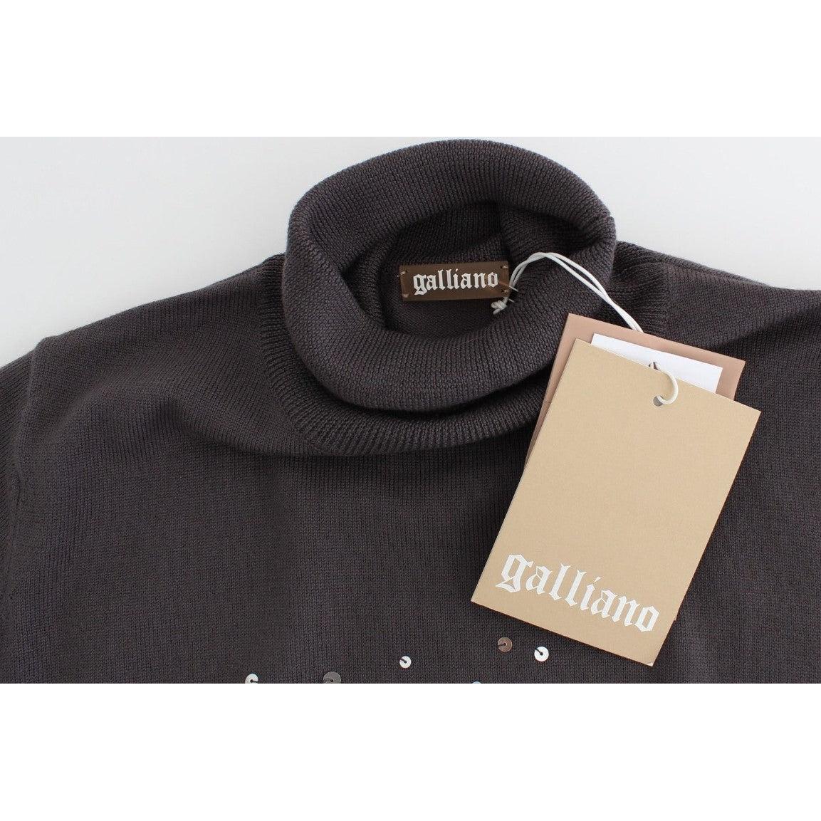 Brown turtleneck cotton sweater - coffeewithmee2