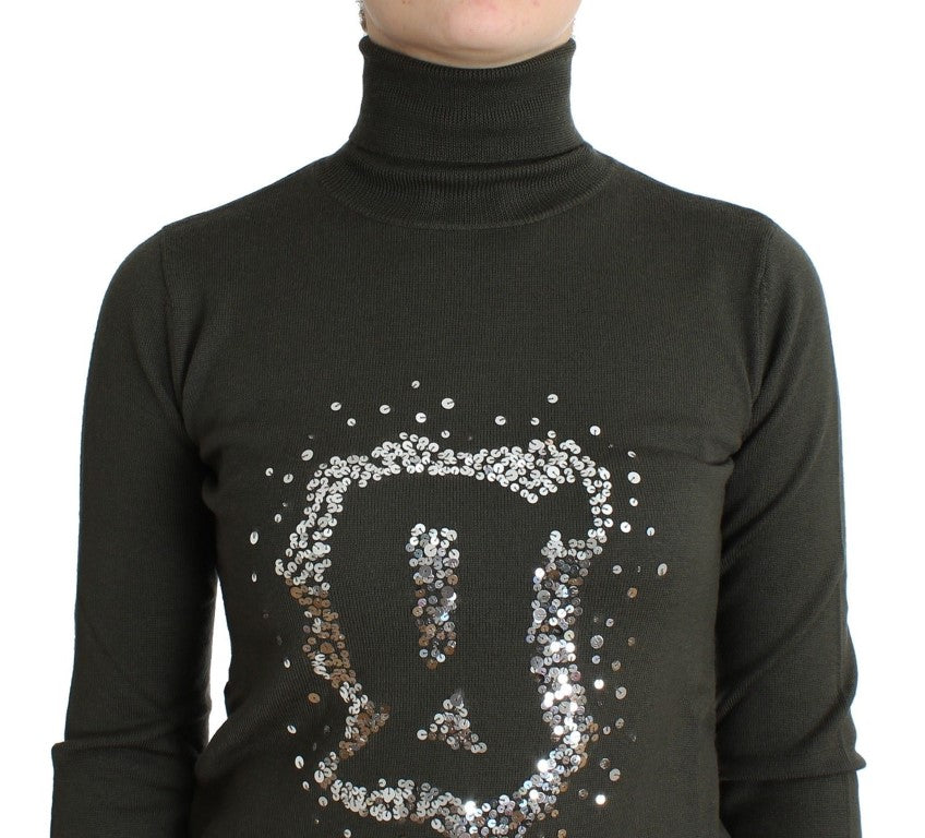 Green wool turtleneck sweater - coffeewithmee2