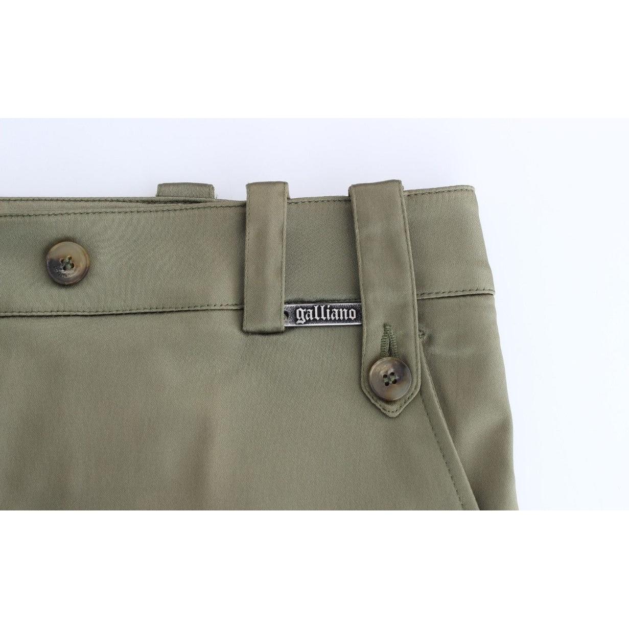 Green Slim Fit Pants - coffeewithmee2