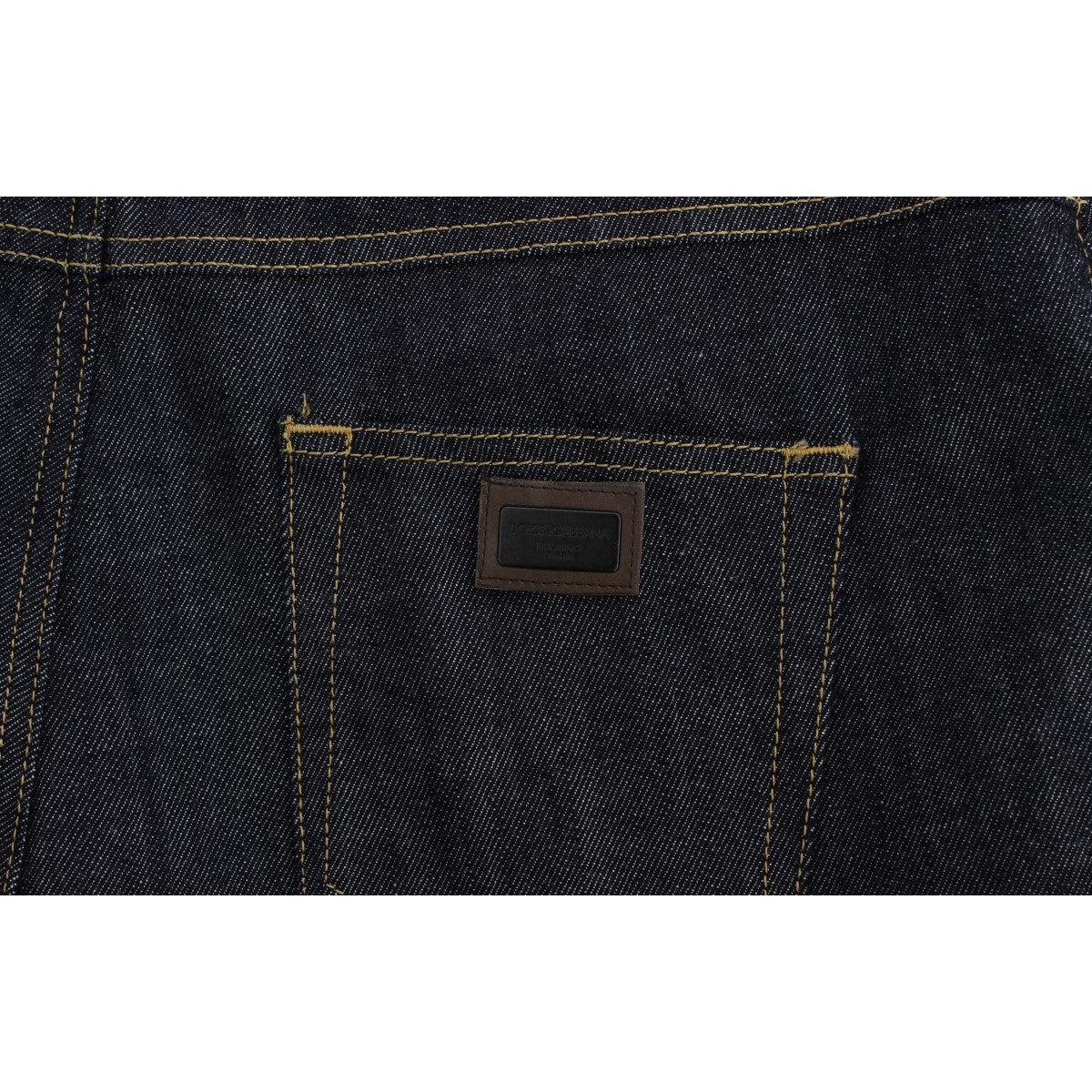Blue Cotton Oversize Denim Jeans - coffeewithmee2