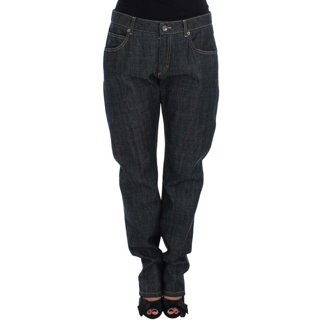Blue Cotton Oversize Denim Jeans - coffeewithmee2