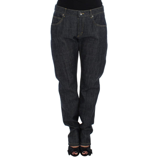 Blue Cotton Oversize Denim Jeans - coffeewithmee2