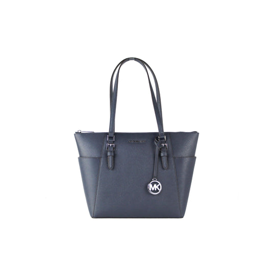 Charlotte Signature Leather Large Top Zip Tote Handbag Bag - coffeewithmee2