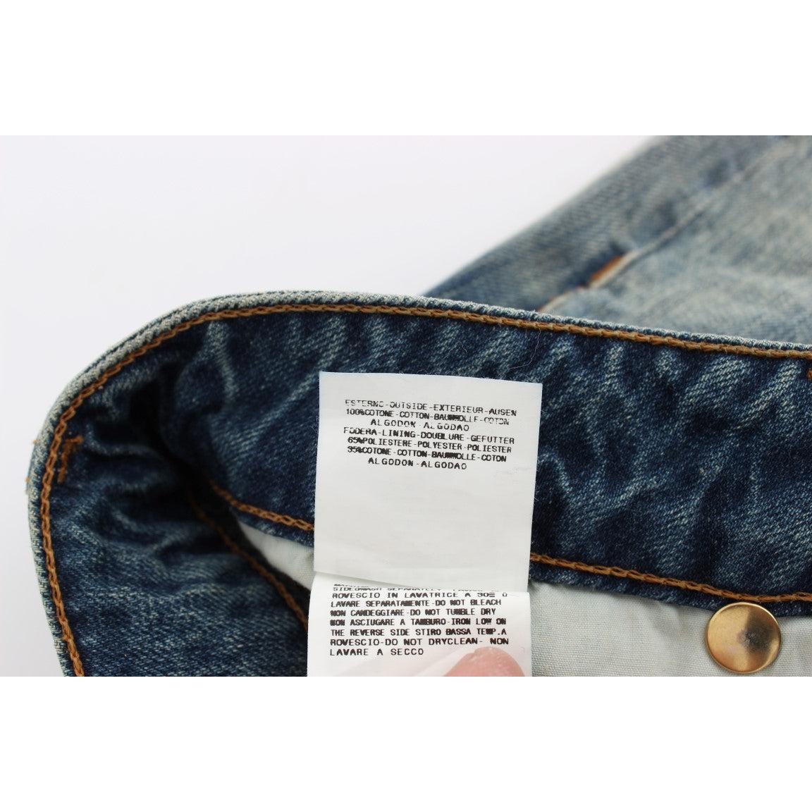 Blue Cotton Low Waist Jeans - coffeewithmee2