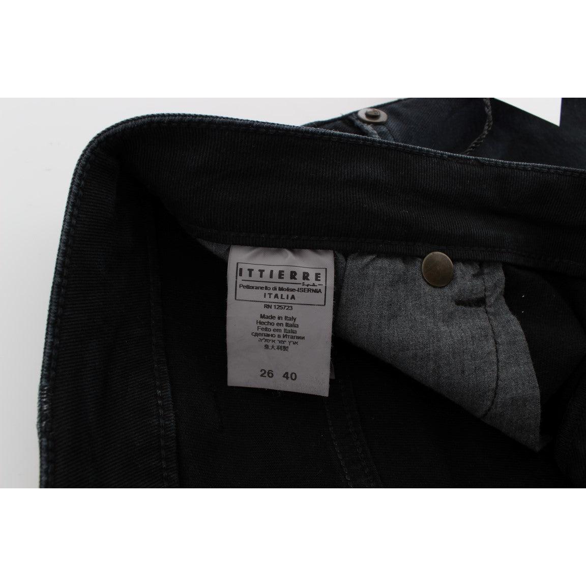 Blue Cotton Stretch Baggy Relax Jeans - coffeewithmee2