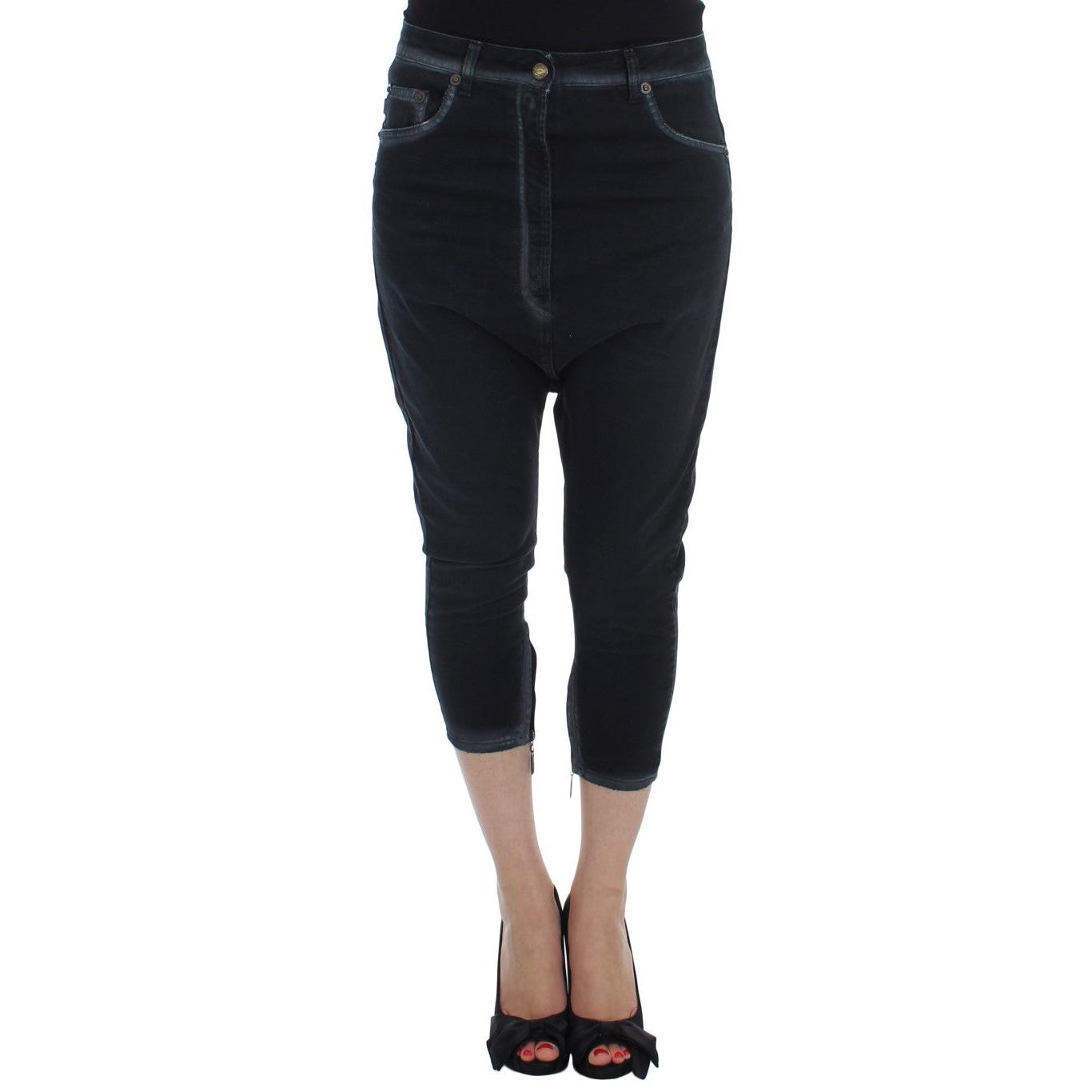 Blue Cotton Stretch Baggy Relax Jeans - coffeewithmee2