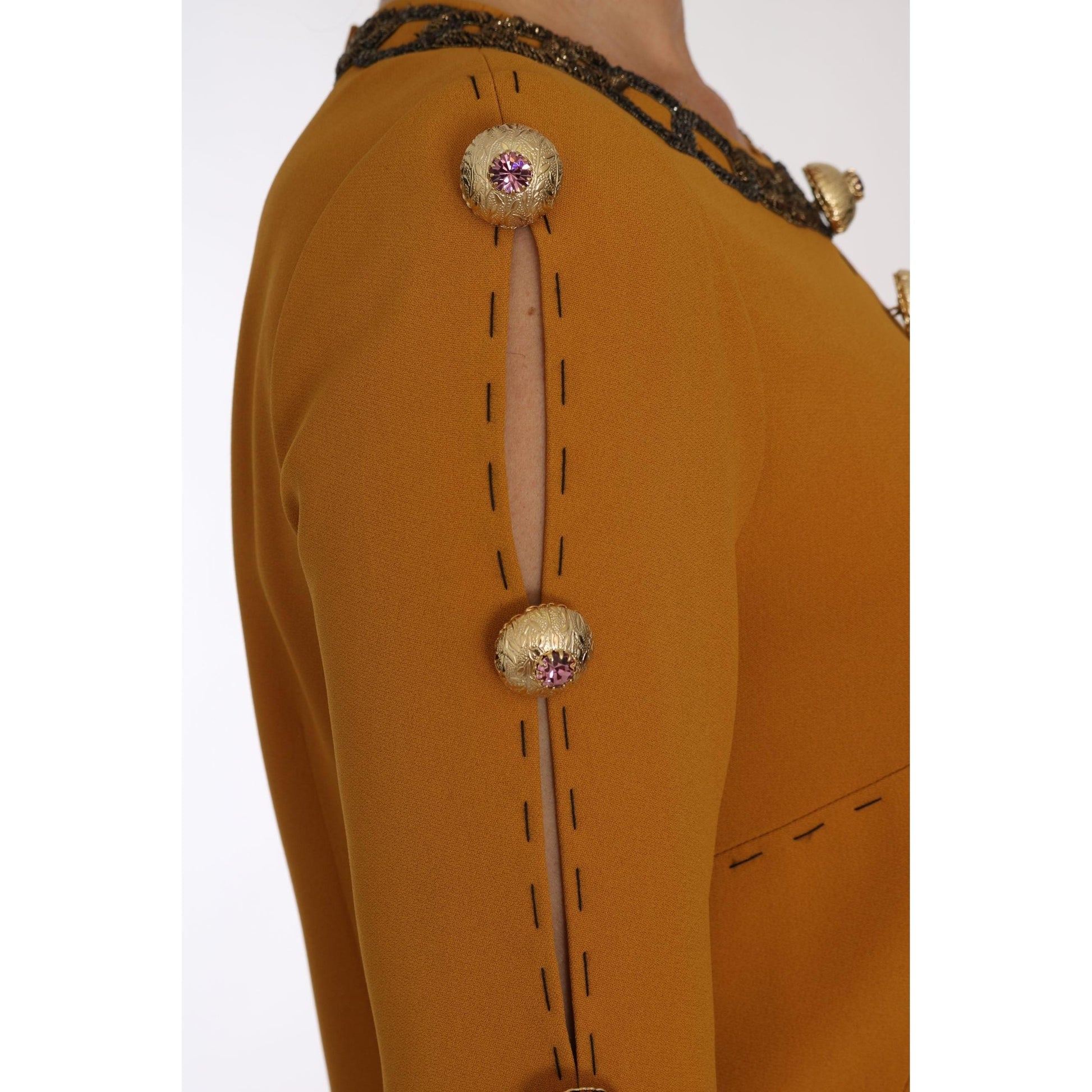 Brown Mini  Crystal Embellished Dress - coffeewithmee2