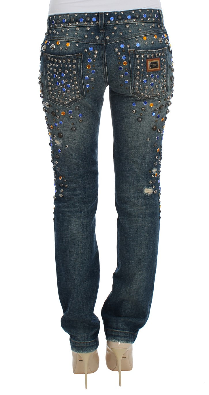 Crystal Embellished GIRLY Slim Fit Jeans - coffeewithmee2
