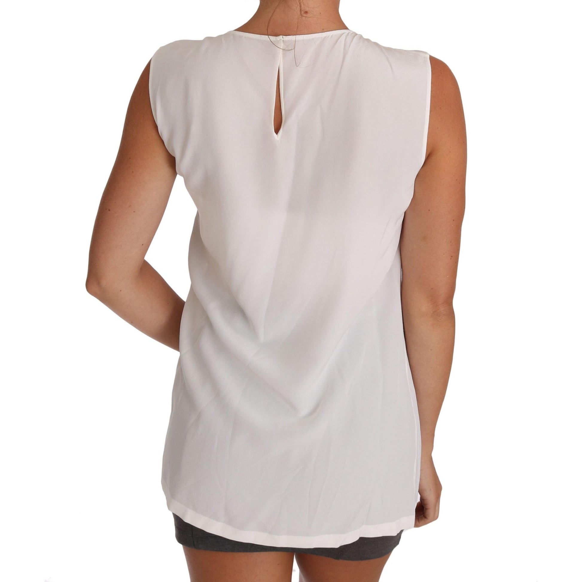 White Silk I LOVE ITALY Cami T-shirt - coffeewithmee2