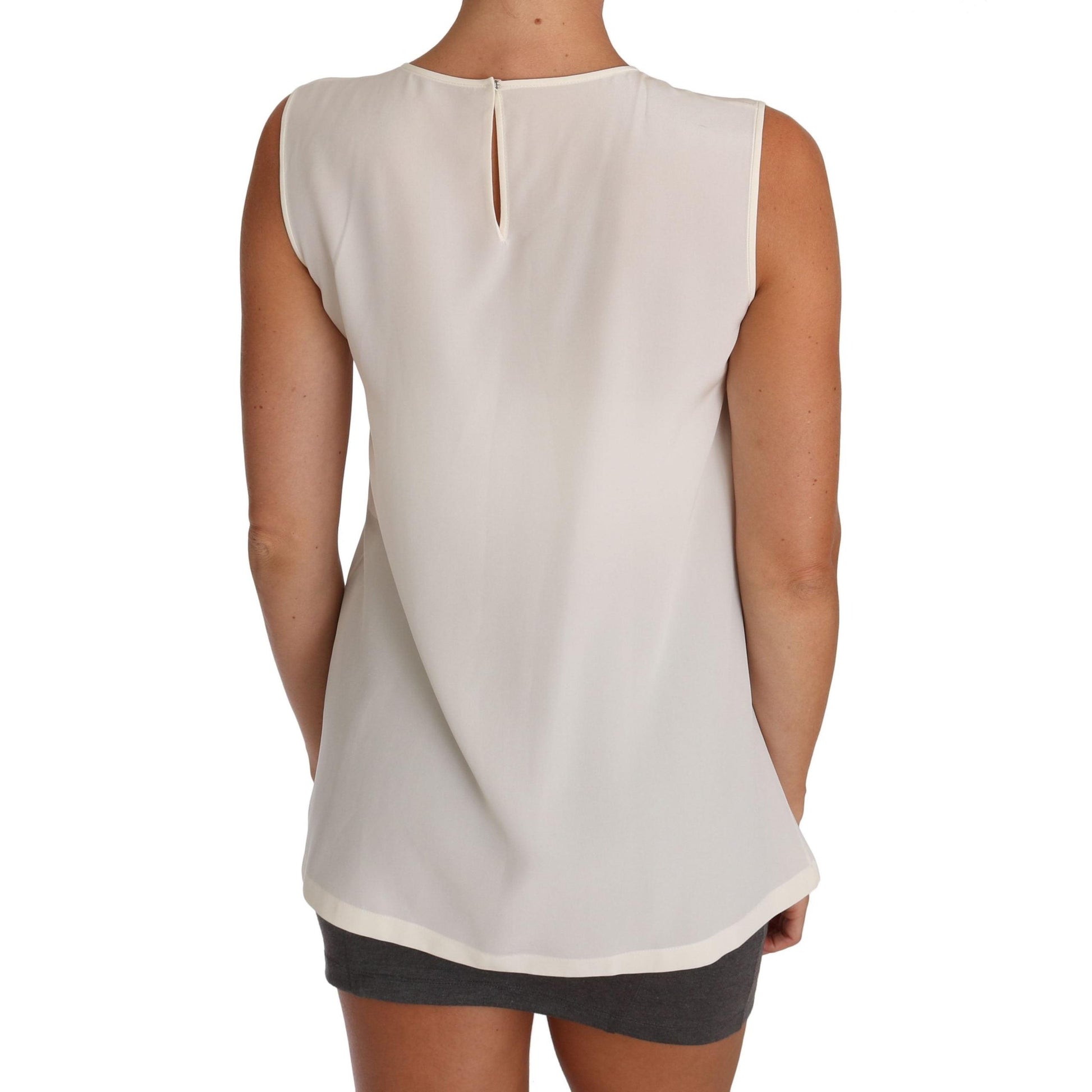 White Silk Crystal Sequined Fairy T-shirt - coffeewithmee2