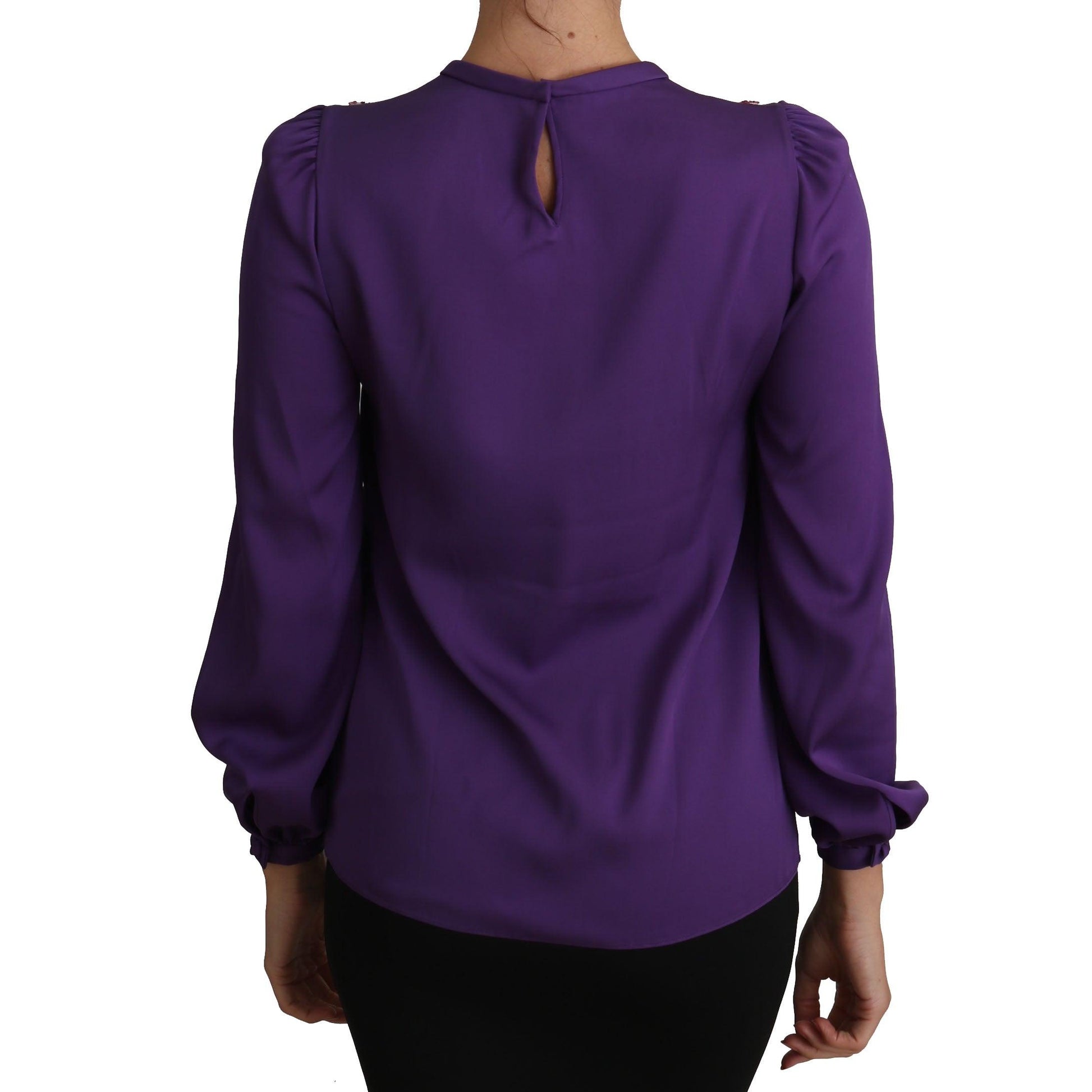 Purple Blouse Prince  Fairy Tale Embellished  Top - coffeewithmee2