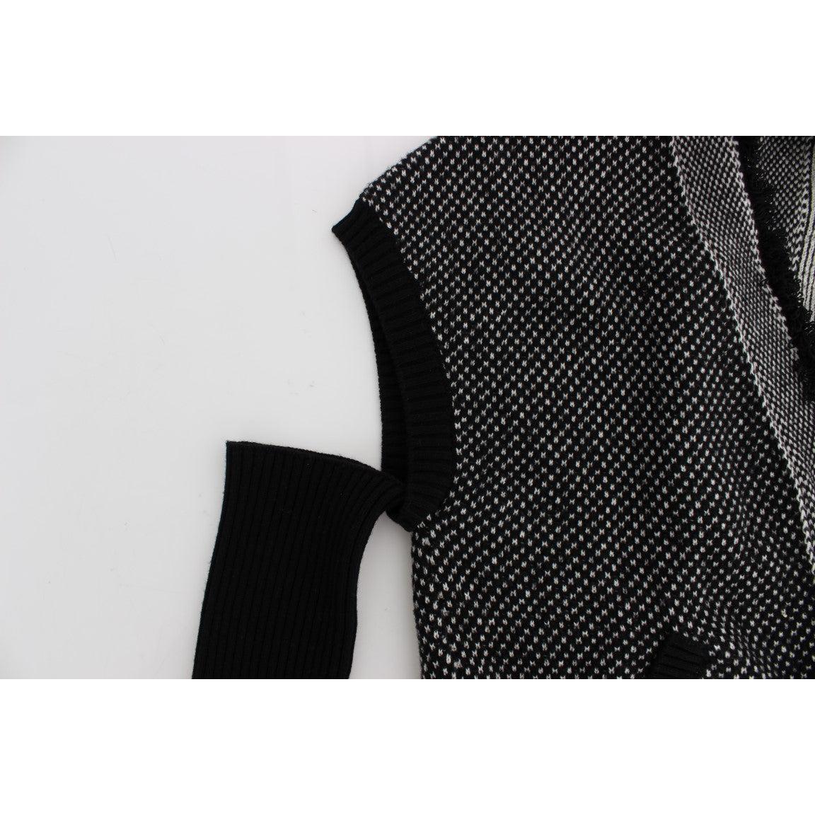 Gray Knitted Cashmere Cardigan - coffeewithmee2