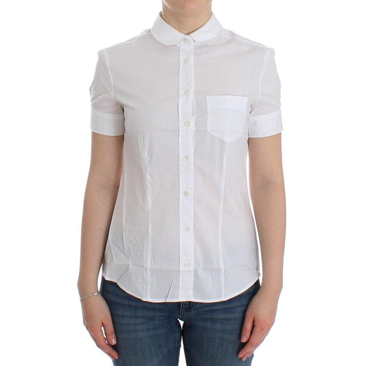 White Cotton Shirt Top - coffeewithmee2