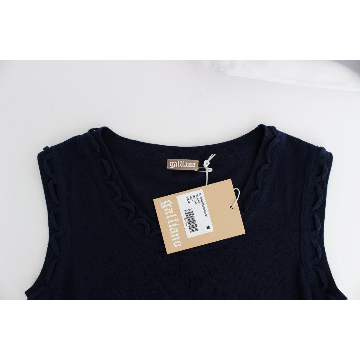 Blue cotton jersey dress - coffeewithmee2