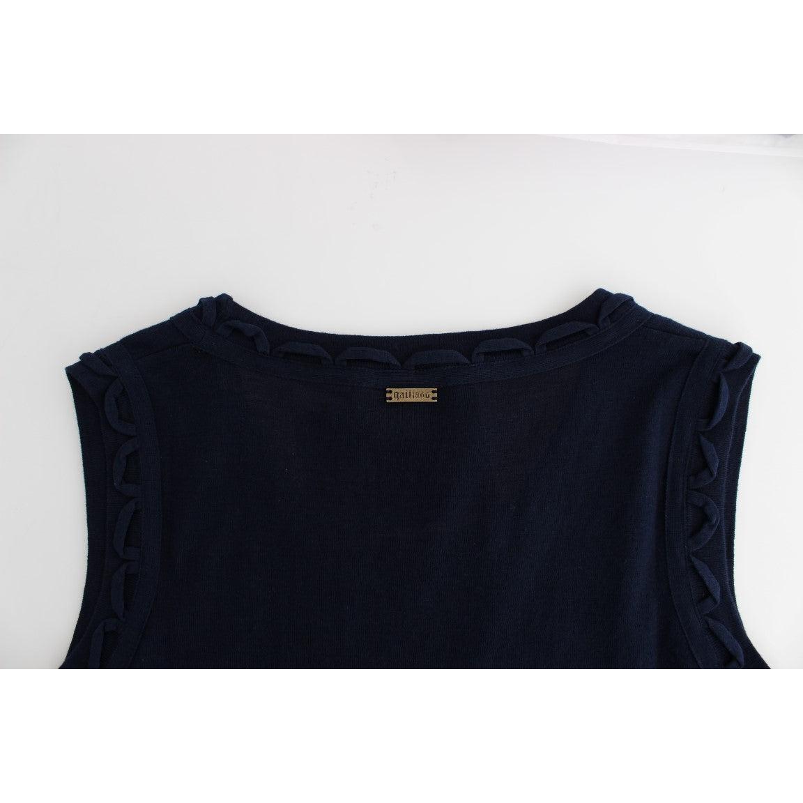 Blue cotton jersey dress - coffeewithmee2