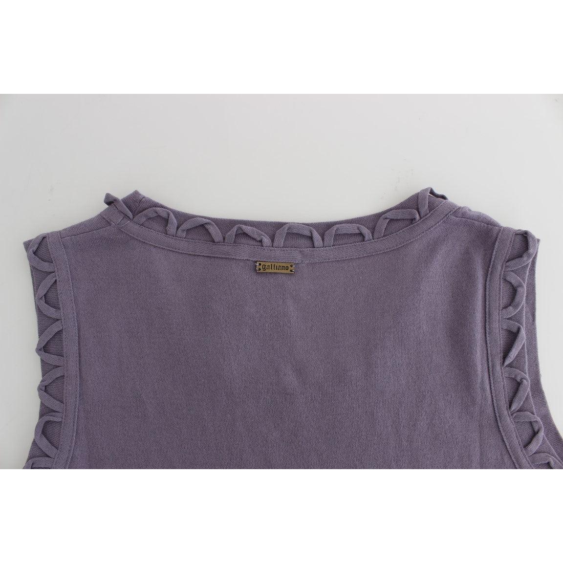 Purple cotton jersey dress - coffeewithmee2