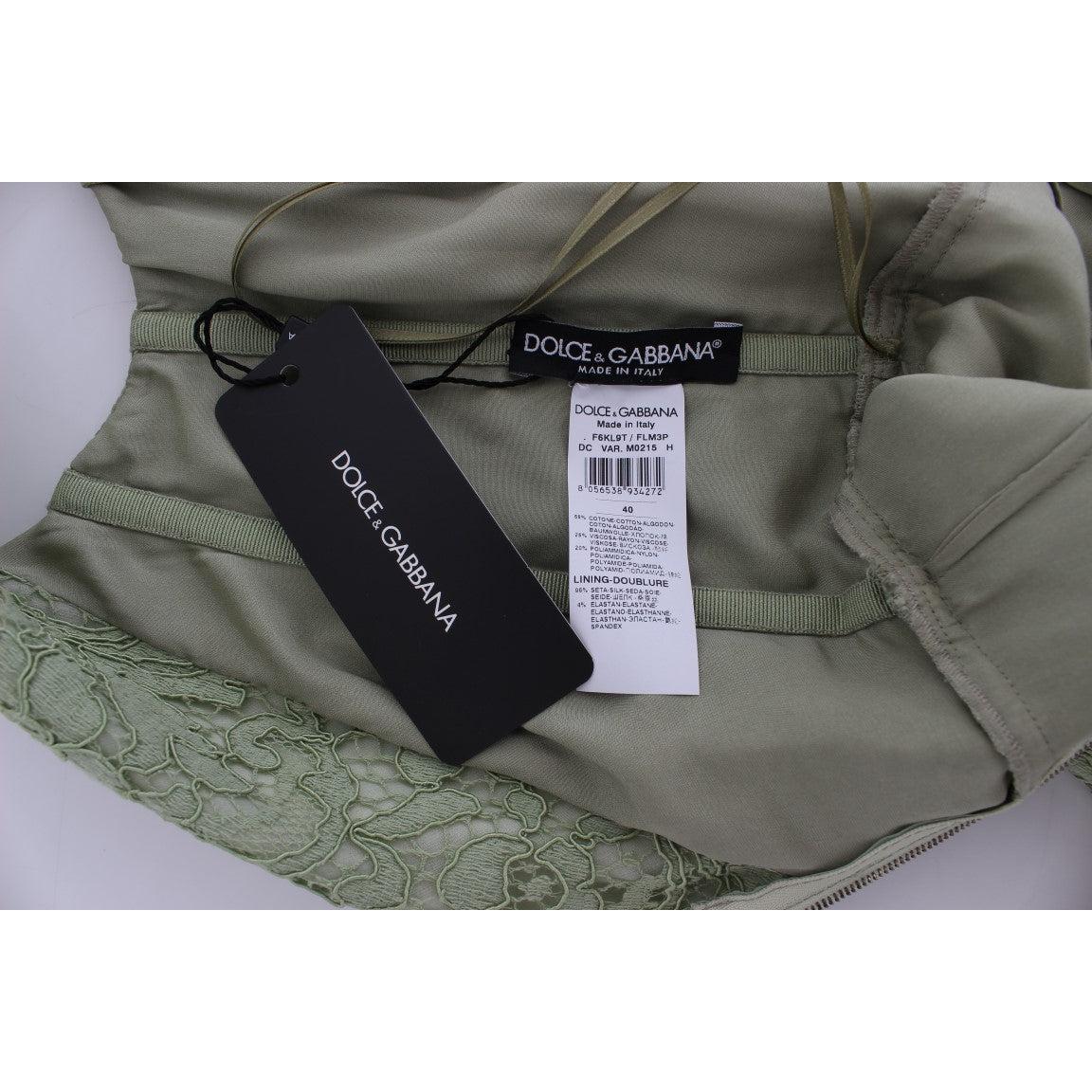 Green Floral Lace Sheath Maxi Dress - coffeewithmee2