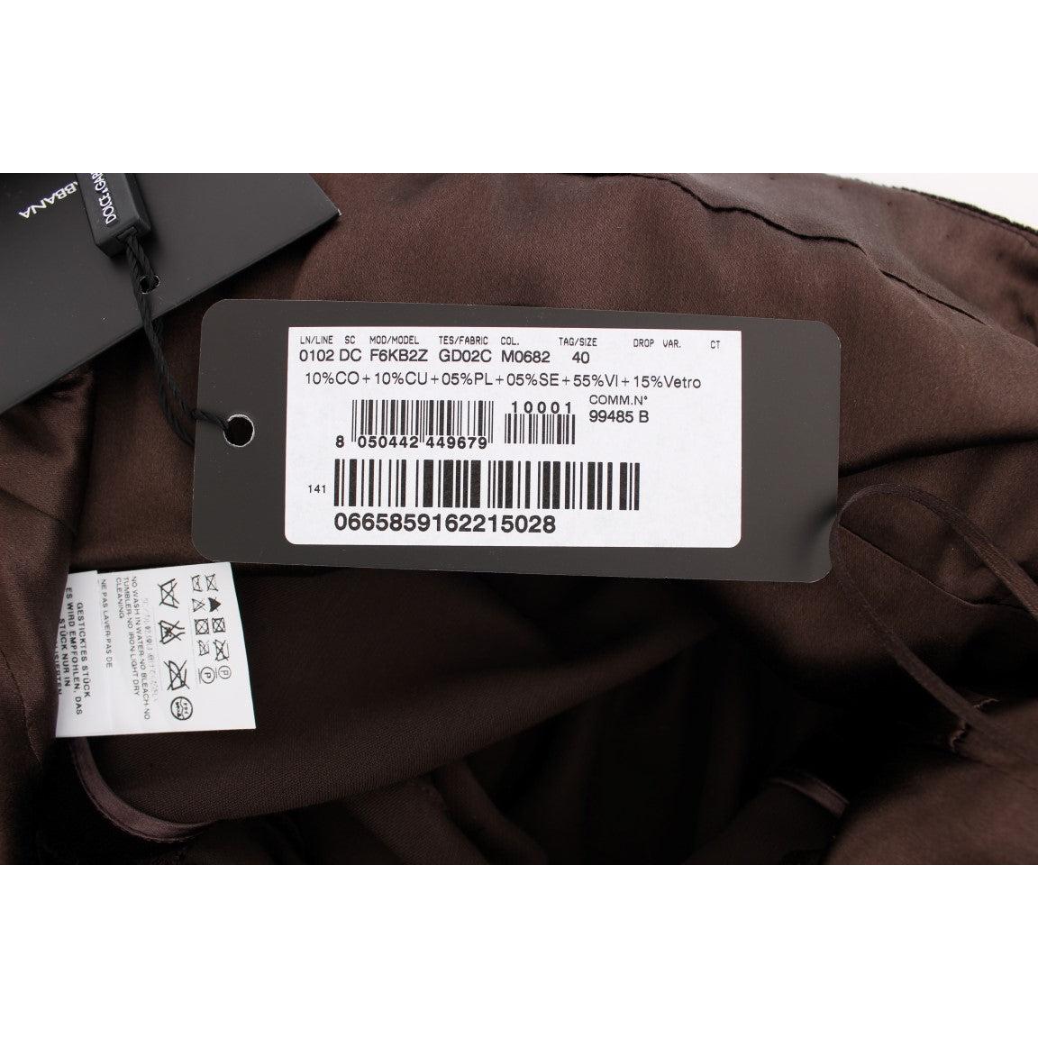 Brown Velvet Crystal Sheath Gown Dress - coffeewithmee2