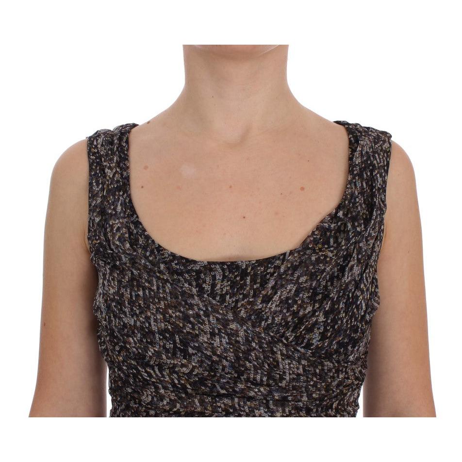 Dark Silk Shift Gown Full Length Dress - coffeewithmee2