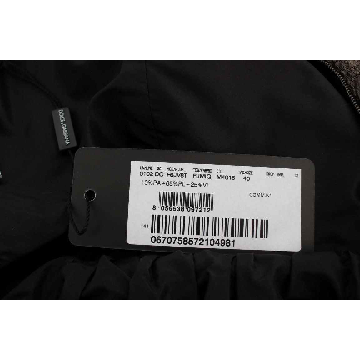 Gray Brocade Sheath Full Length Gown Dress - coffeewithmee2