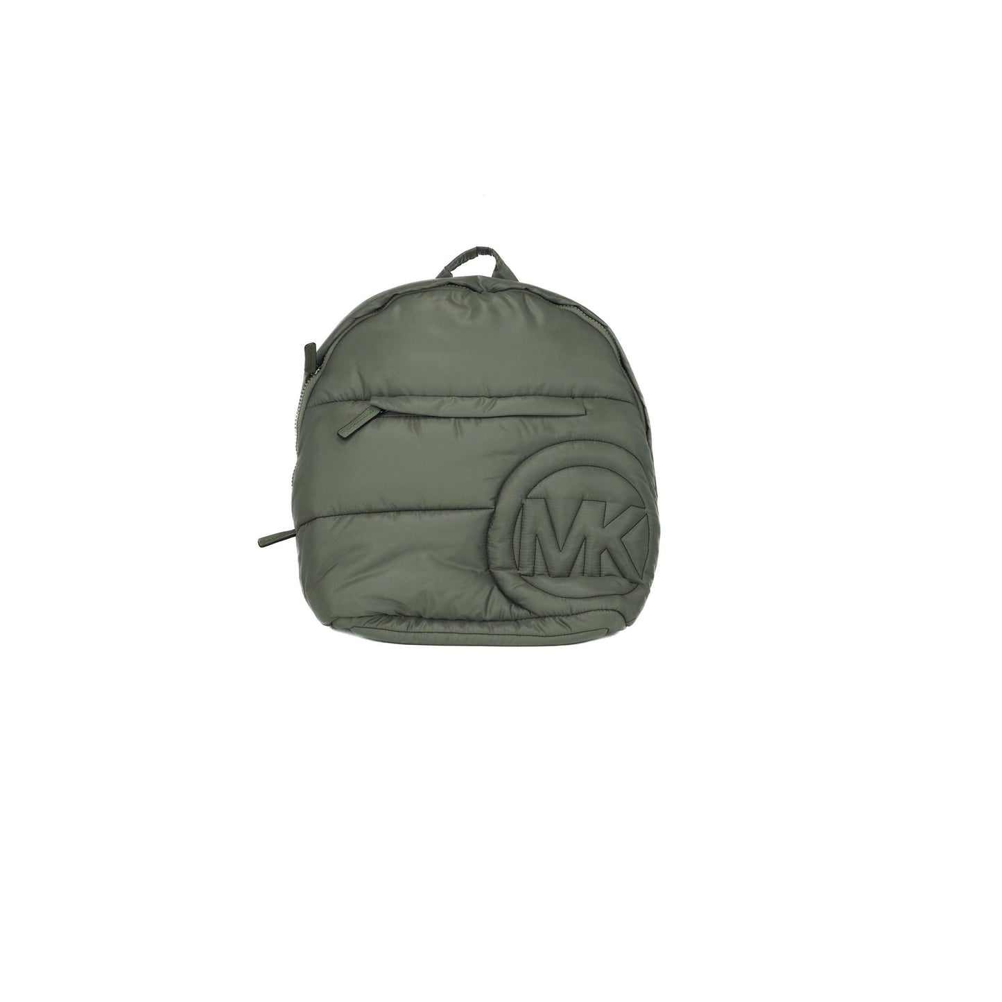 Rae Medium Quilted Nylon Fabric Backpack Bookbag (Army Green) - coffeewithmee2