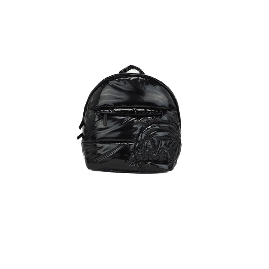 Rae Medium Quilted Patent Leather Backpack Bookbag (Black) - coffeewithmee2