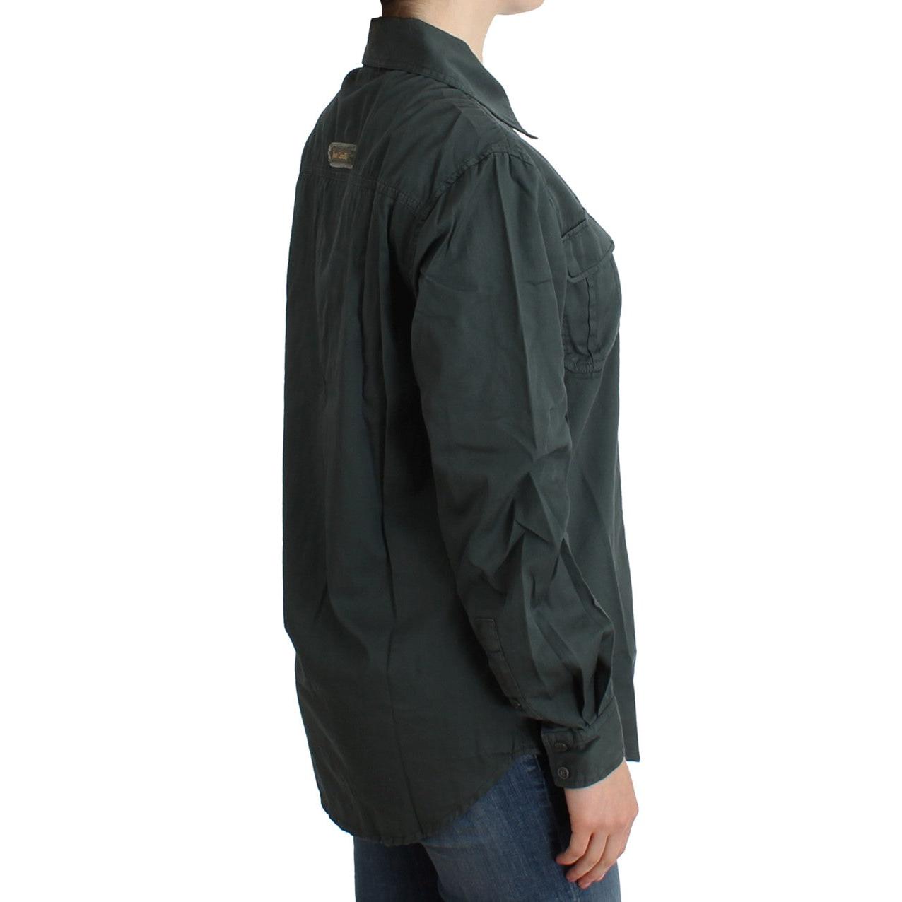 Gray button down shirt - coffeewithmee2