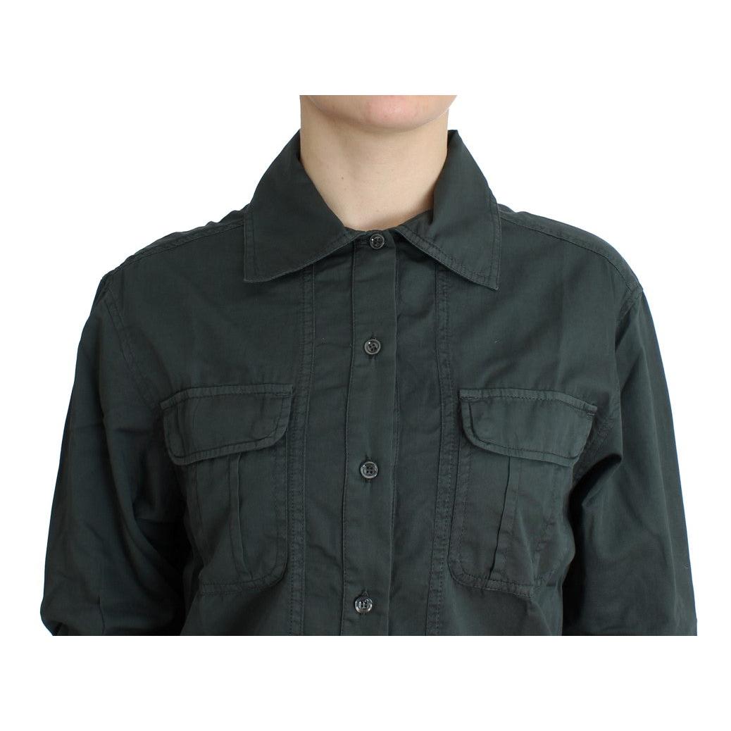 Gray button down shirt - coffeewithmee2