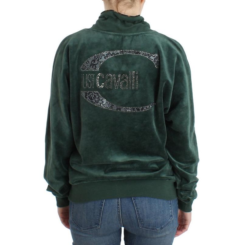 Green velvet cotton sweater - coffeewithmee2