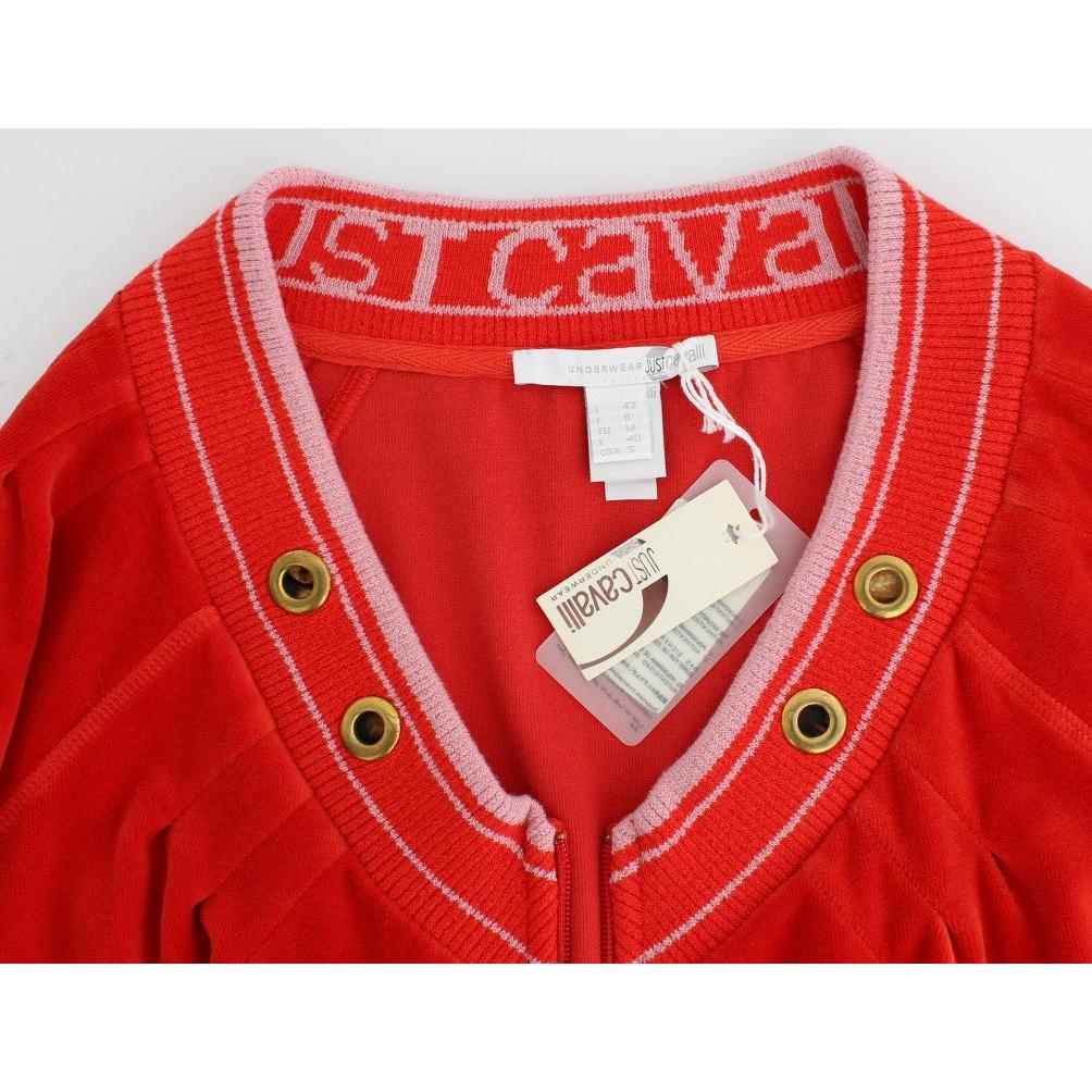 Red velvet zipup sweater - coffeewithmee2