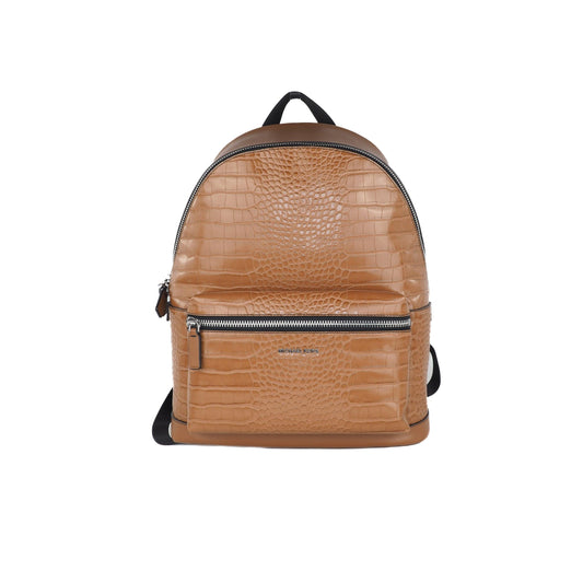 Cooper Crocodile Embossed Leather Backpack Bookbag (Luggage) - coffeewithmee2