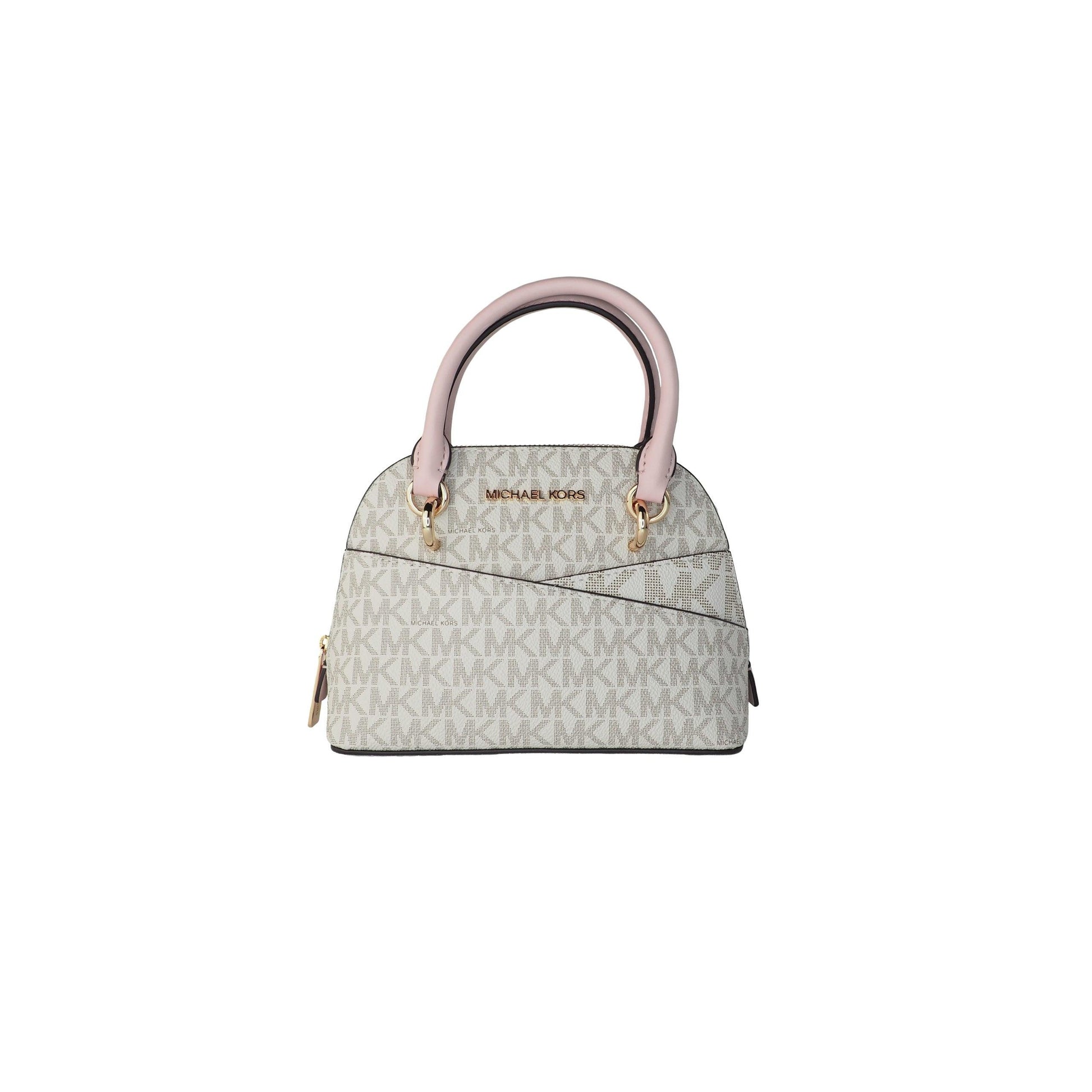 Jet Set Travel XS Dome X Cross Satchel Crossbody Handbag (Vanilla/Powder Blush) - coffeewithmee2