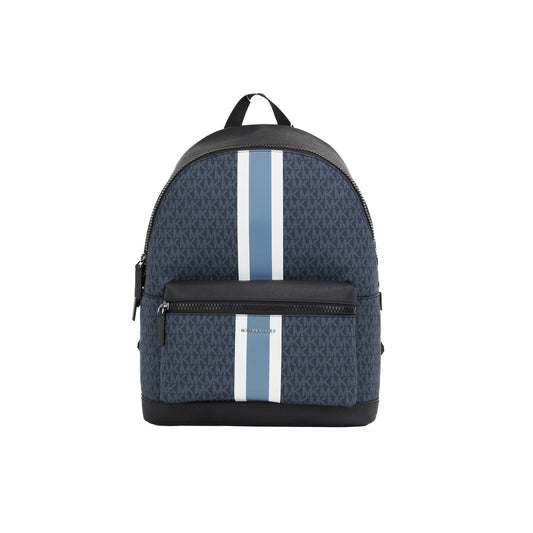 Cooper Large Signature PVC Varsity Stripe Backpack Bookbag (Admiral Multi) - coffeewithmee2