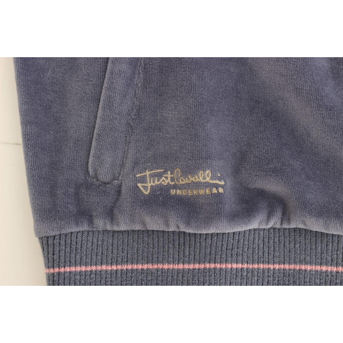 Blue velvet zipup sweater - coffeewithmee2