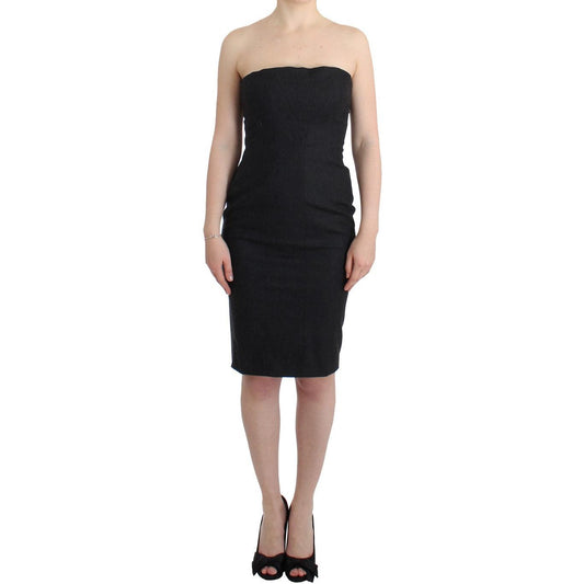 Gray strapless dress - coffeewithmee2