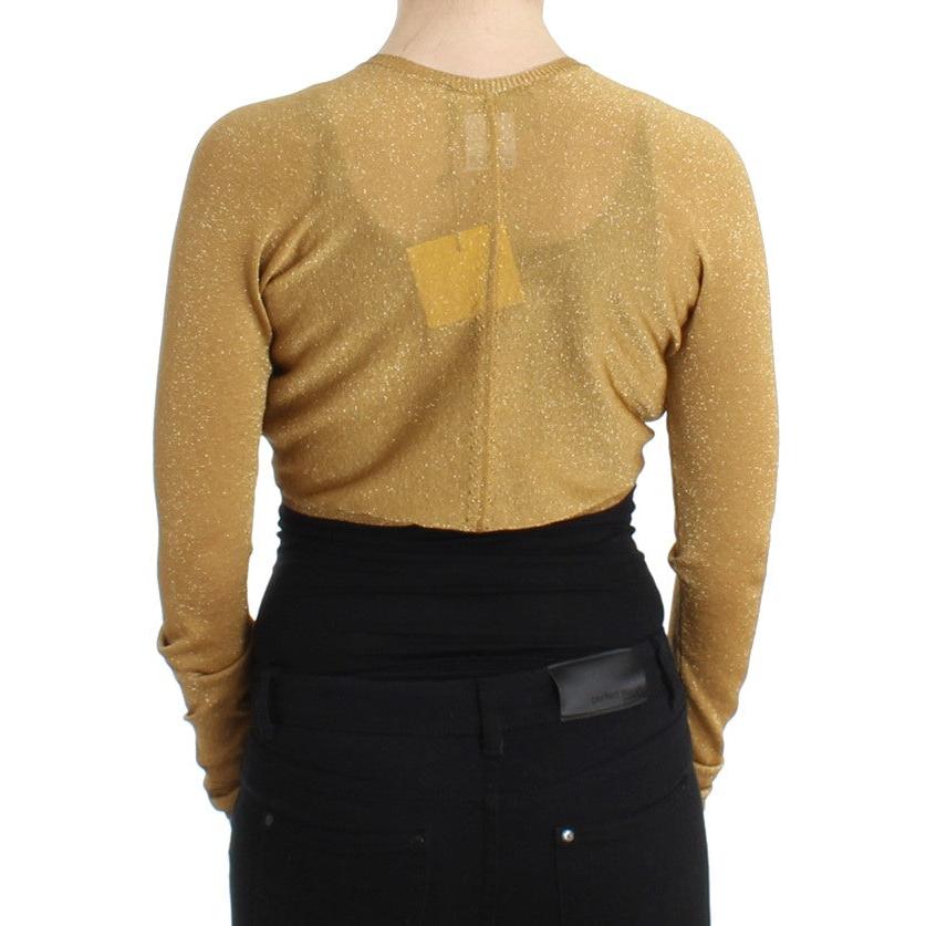 Gold embellished gold shrug - coffeewithmee2