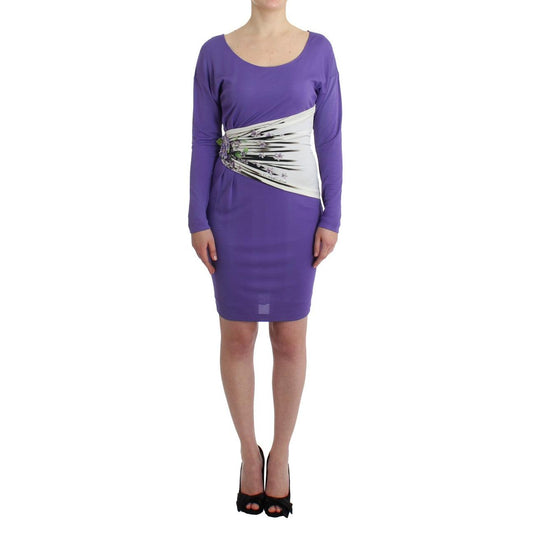 Purple longsleeved dress - coffeewithmee2