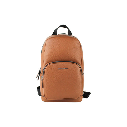 Cooper Medium Pebbled Leather Commuter Slingpack Bag (Luggage) - coffeewithmee2