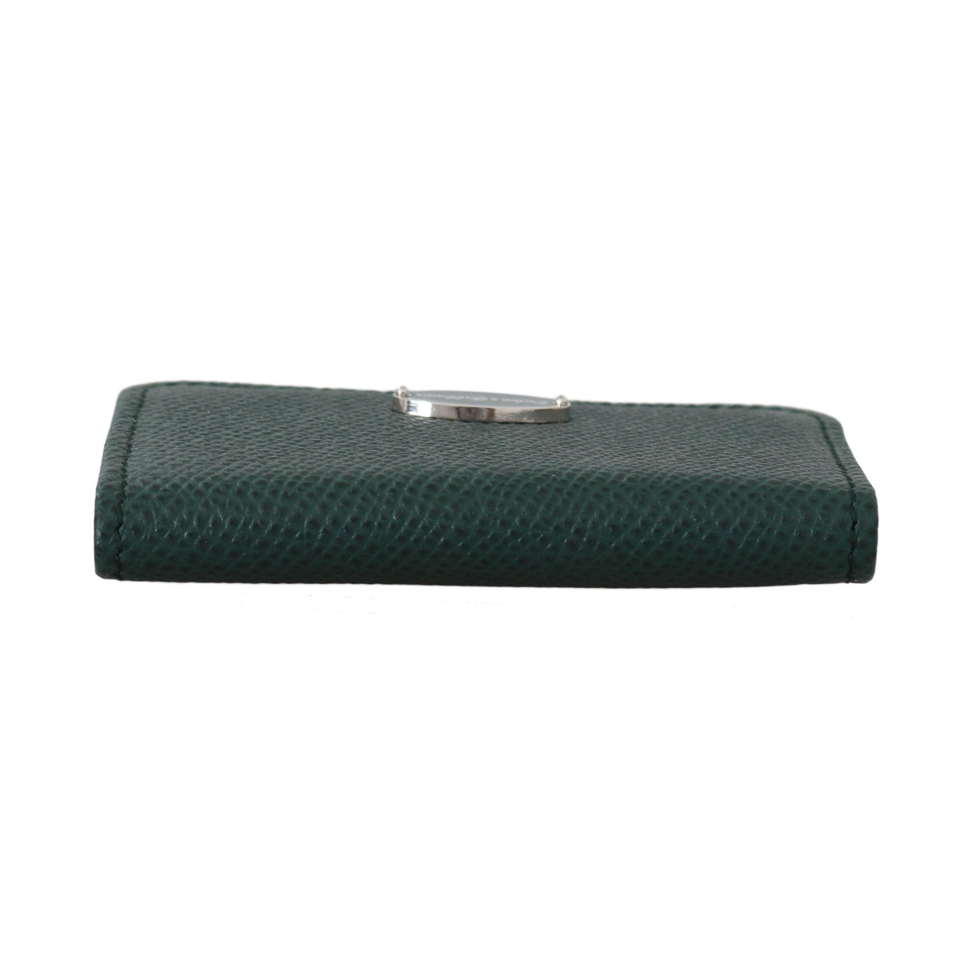 Green Dauphine Leather Condom Case Holder - coffeewithmee2