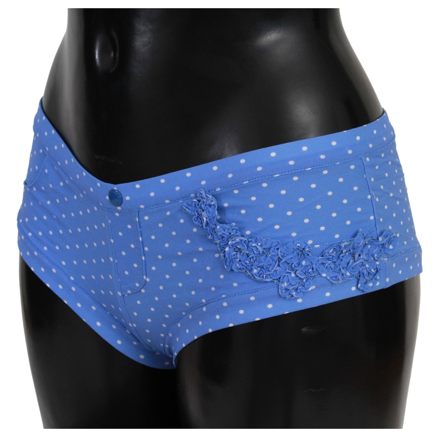 Blue Shorts Beachwear Bikini Bottoms Swimsuit