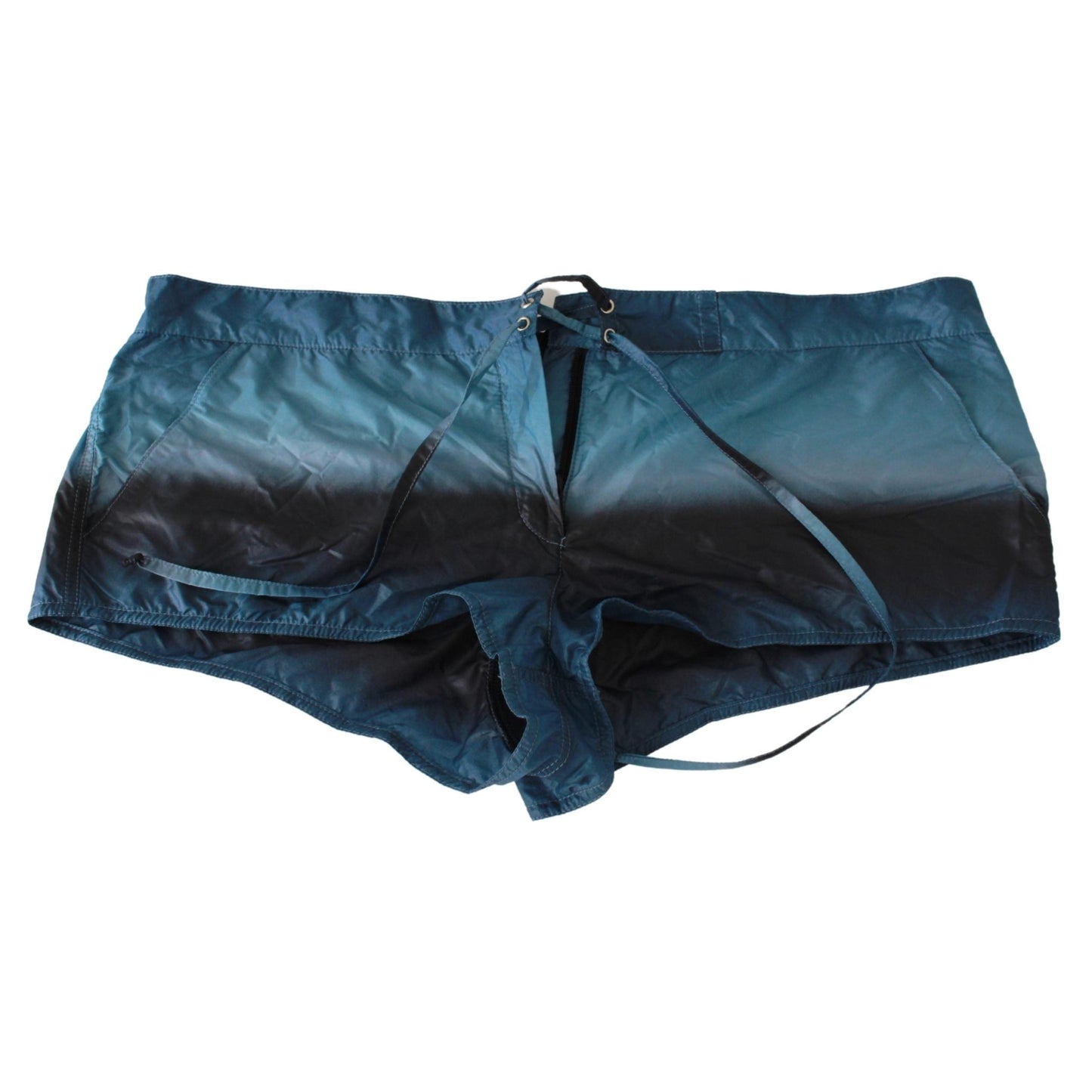 Blue Ombre Shorts Beachwear Bikini Swimsuit