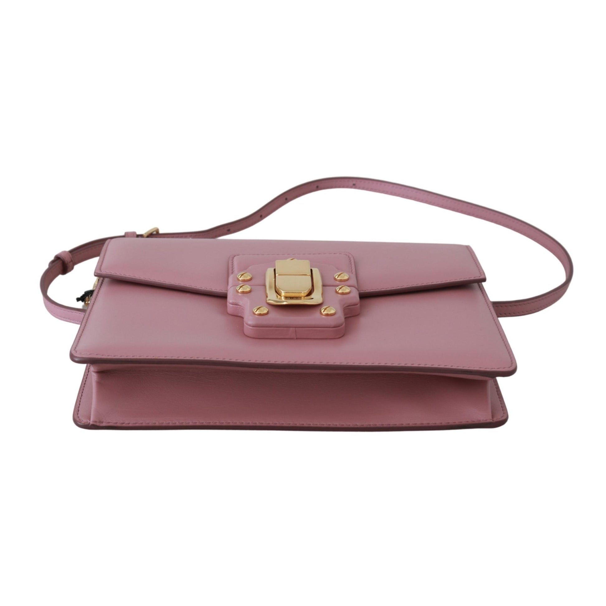 Pink Leather LUCIA Shoulder Messenger Hand Purse - coffeewithmee2