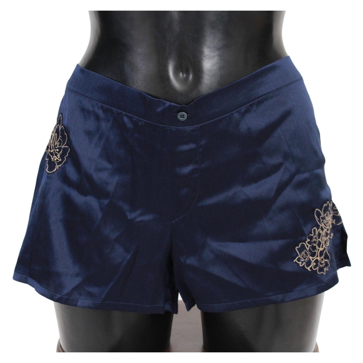 Cotton Blue Lingerie Shorts Underwear