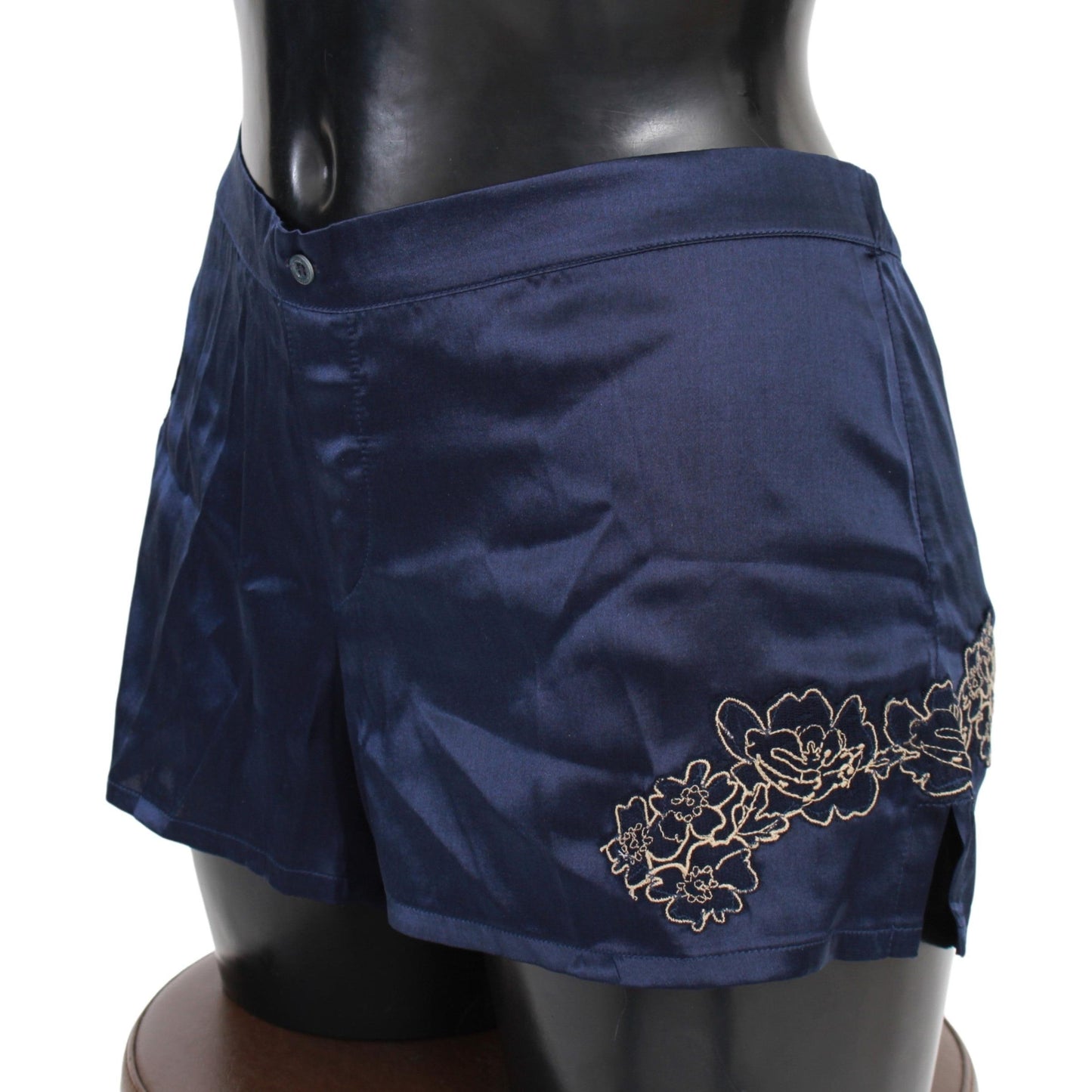 Cotton Blue Lingerie Shorts Underwear
