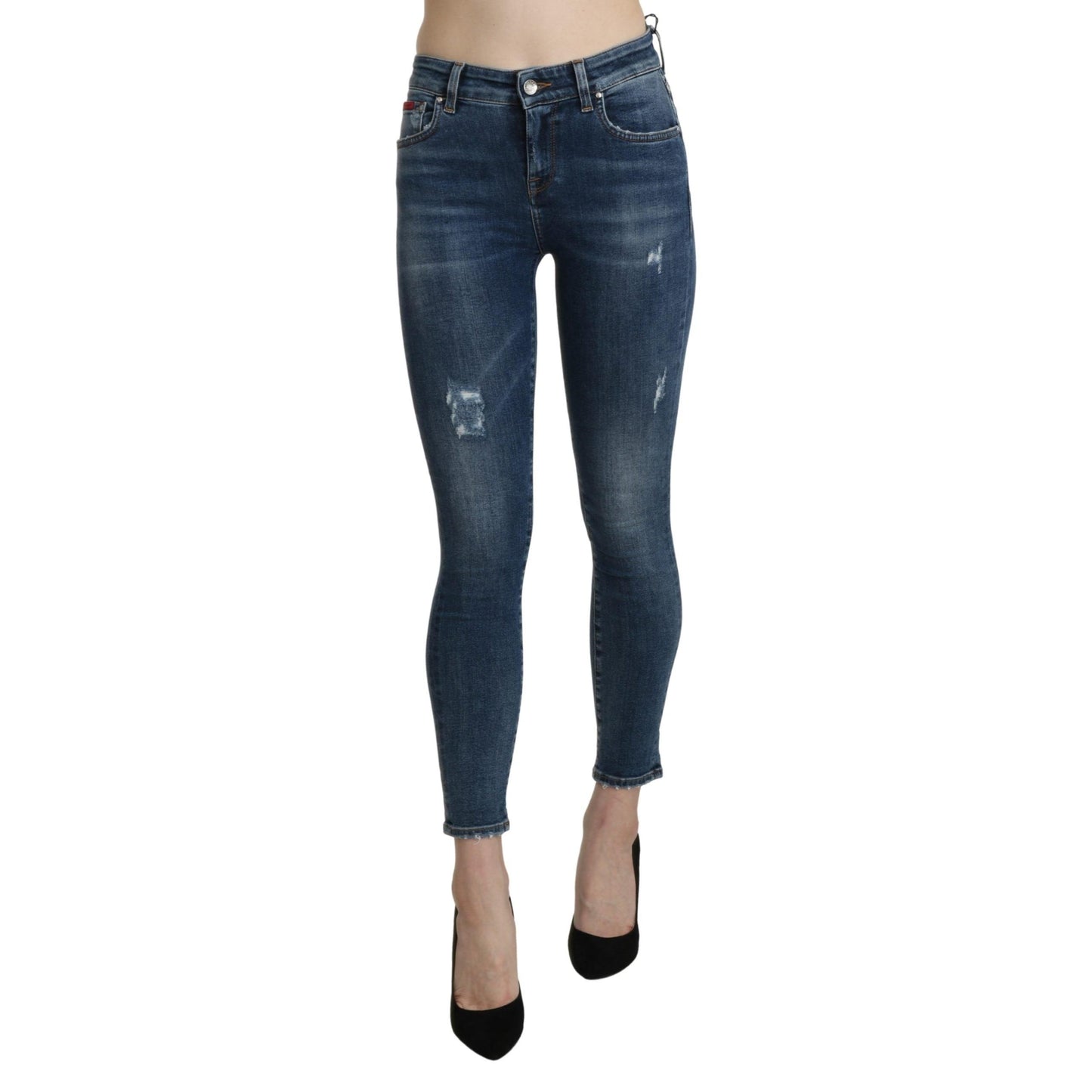 Blue Skinny Trouser Cotton Stretch Jeans