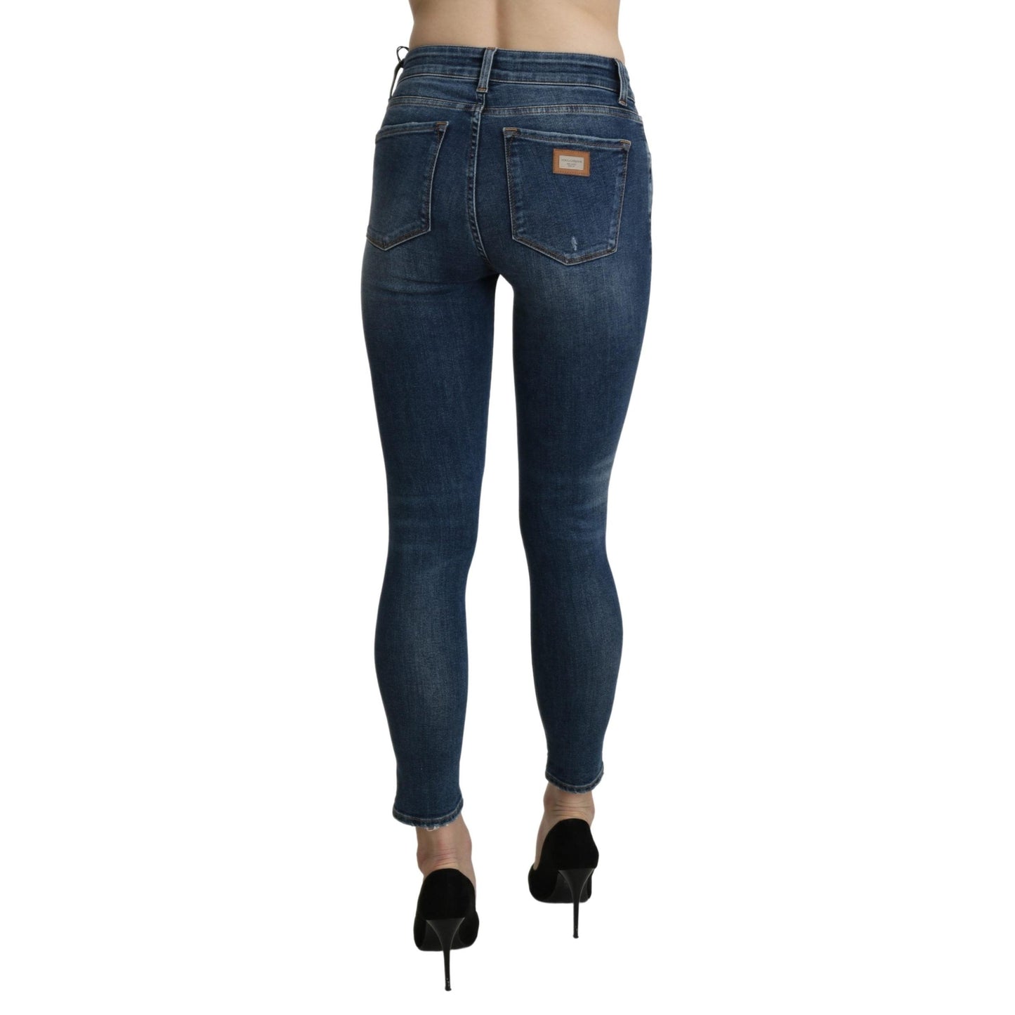 Blue Skinny Trouser Cotton Stretch Jeans