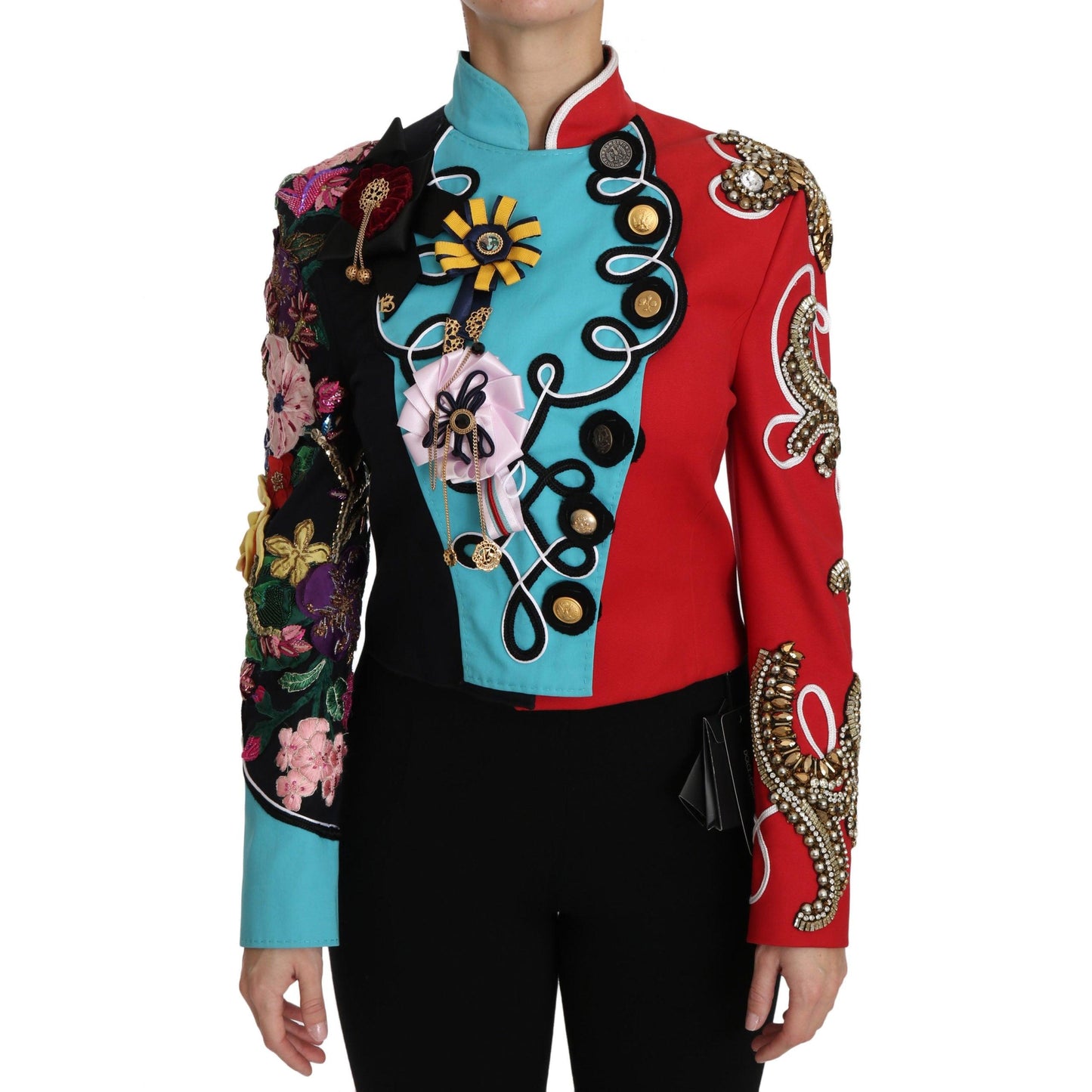 Coat Crystal Floral Baroque Sicily  Jacket