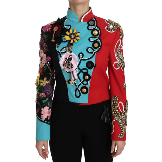Coat Crystal Floral Baroque Sicily  Jacket