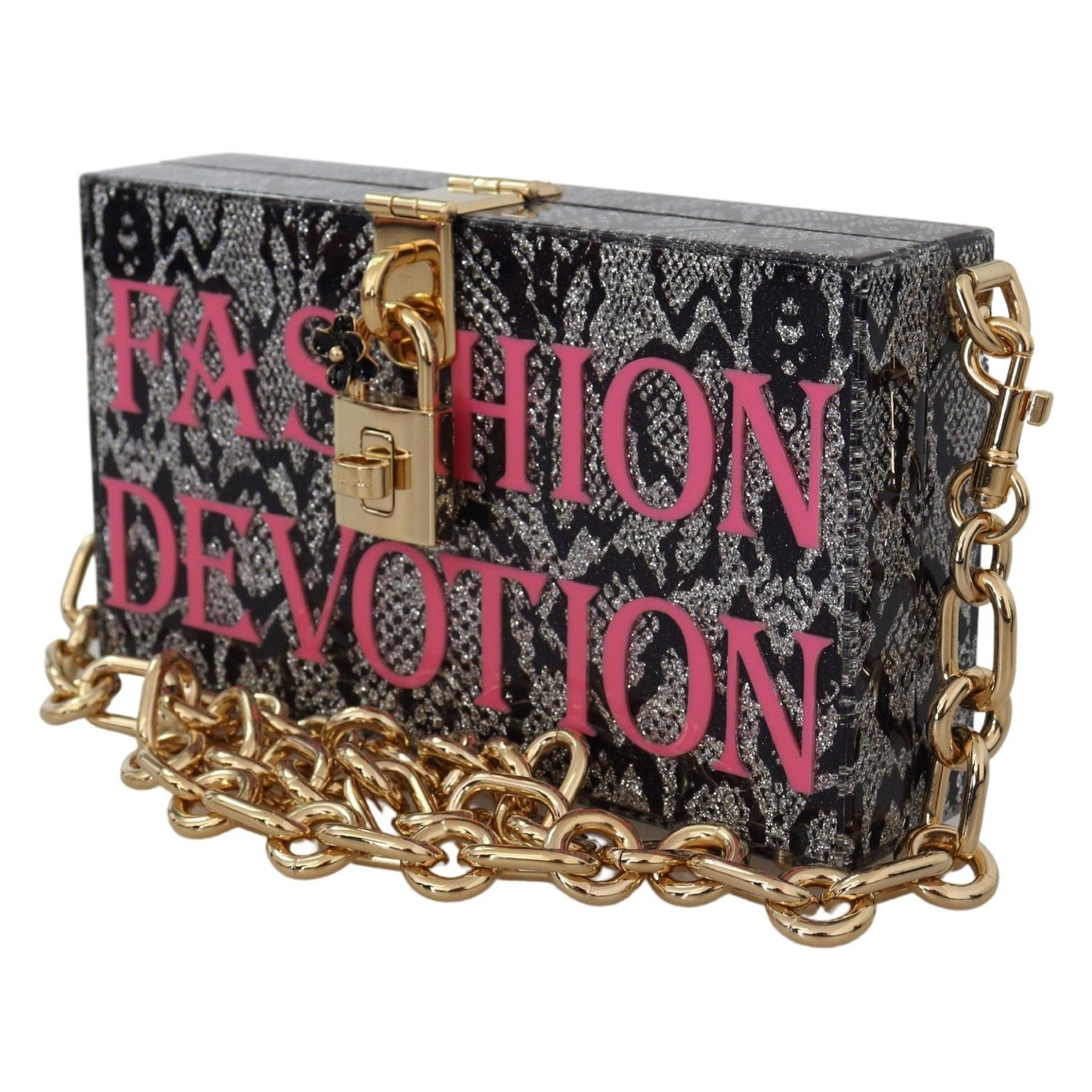 Gray Fashion Devotion Clutch Plexi SICILY BOX Purse - coffeewithmee2