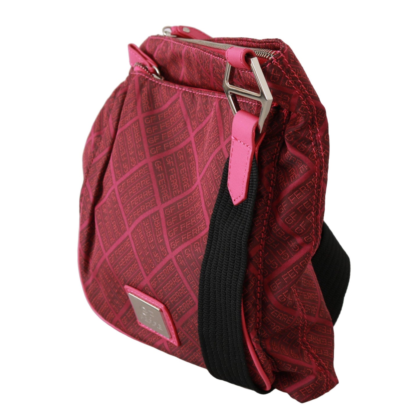 Pink Printed Crossbody Shoulder Purse Women Borse Fabric bag - coffeewithmee2